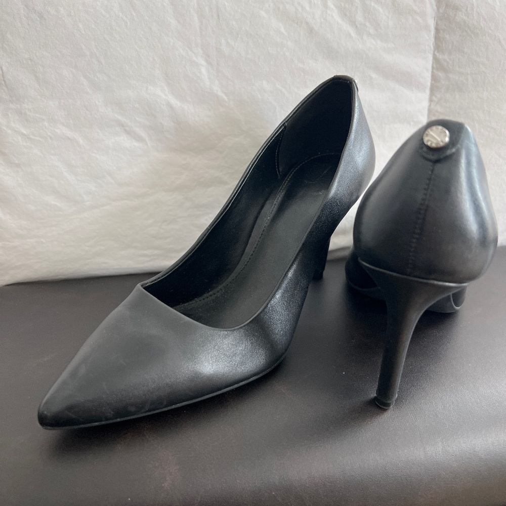 Michael Kors Black Leather Heels